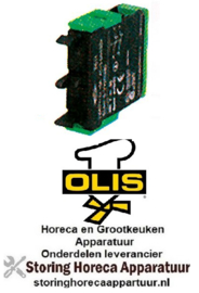 2803002051 -Contactblok ERSCE C20 2NO max. spanning 400V 10(4)A groen/groen OLIS