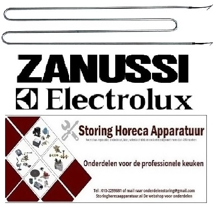 113.415355 - Verwarmingselement kantel braadpan 2500W 230V L 612mm B 130mm H 8,5mm droog verwarmingselement ELEKTROLUX