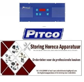 620698540 -Printplaat friteuse L 380mm B 160mm 24V H 55mm 1,67A inbouwpositie voorkant PITCO vpe 1stuk Pitco