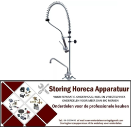 389542523 - Voorspoeldouche met eengatsmengkraan keramisch bovendeel 1/2" 180° met zwenkuitloop