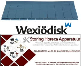 925533024 - Gordijn B 560mm H 230mm dubbel materiaaldikte 1mm voor vaatwasser WEXIODISK