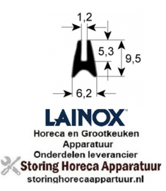 294900501 -Glaspakking profiel 1530 L 1200mm VPE 1 LAINOX