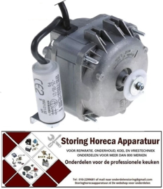 295601608 -  Ventilatormotor 18W 230/240V 50/60Hz B 90mm kabellengte 1000mm 2600U/min ELCO R18-25/010