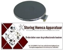 VE133490063 - Kookplaat ø 300 mm - 2500 Watt - 400 Volt