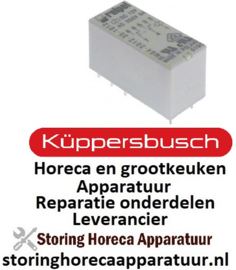 603380500 - Printrelais 12V spanning DC 2CO bij 250V 8A aansluiting pinnen roostermaat 5mm KUPPERSBUSCH