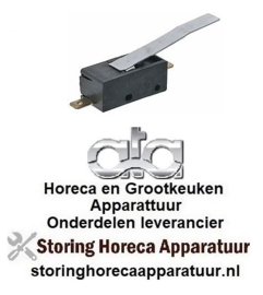 212345459 -Microschakelaar met hendel bediend door hendel 250V 15A 1NC aansluiting vlaksteker 6,3mm ATA