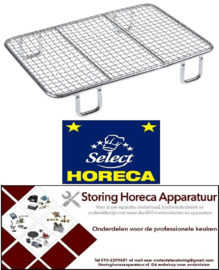 526970742 - Kruimelzeef L 216mm B 149mm H 37mm staal verchroomd voor friteuse HORECA-SELECT