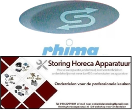 34550900119 - Druktaster blauwgrijs regeneratie RHIMA