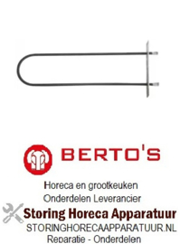 297416082 - Verwarmingselement 350W 230V voor Bertos Frietbak