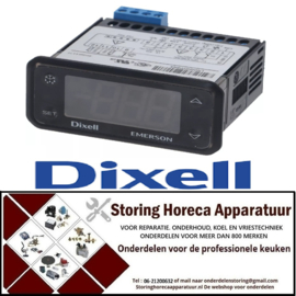 520378753 - XR06CH elektronische controller, 230V voeding DIXELL inbouwmaat 71x29mm 230V spanning AC NTC relaisuitgang 3