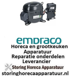 295605331- Compressor koelmiddel R290 type 200-240V 50Hz HMBP volledig hermetisch 17kg 3/4HP EMBRACO