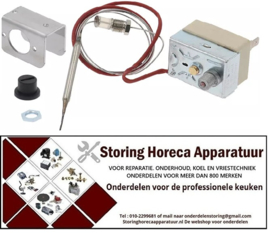 3355057560 - Maximaal thermostatenset uitschakeltemp. 225°C 1-polig 1NC 16A voeler ø 5mm voeler L 80mm