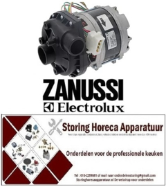 142500113 - Waspomp ingang ø 45mm uitgang ø 40mm type C3100 400V 50Hz fasen 3 0,75kW voor vaatwasser ELECTROLUX