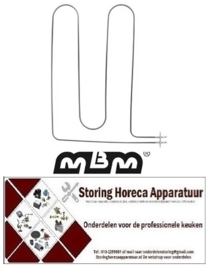 104418632 - Verwarmingselement voor oven 2500 Watt MBM