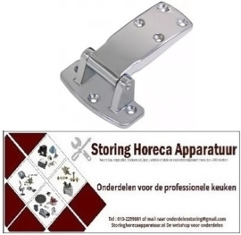 338690287 - Scharnier type 4480 overslag 24mm totale hoogte 34mm totale lengte 111mm B 80mm Koelcel en Vriescel