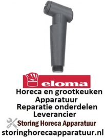 525540301 - Apparatenhanddouche 1/2" OD L 128mm voor steamer ELOMA