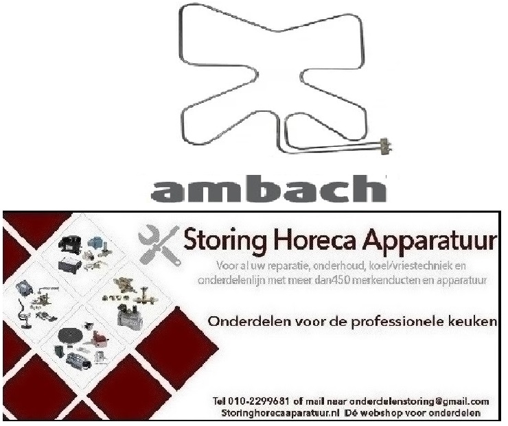 AMBACH HORECA EN GROOTKEUKEN APPARATUUR REPARATIE, RESERVE ONDERDELEN
