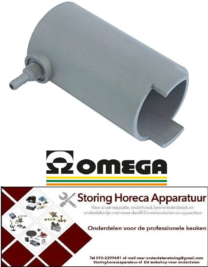 695524174 - Luchtkamer L 87mm ø 50mm voor vaatwasser OMEGA