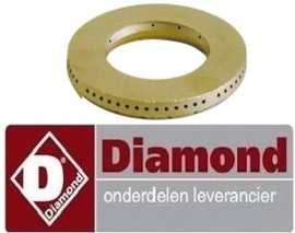 409RTCU700376 - Branderdeksel 6KW voor gasfornuis DIAMOND C6GFA11-SP