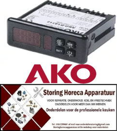736379742 - Eektronische regelaar AKO type AKO-D14312 inbouwmaat 71x29mm 12/24V spanning AC/DC NTC
