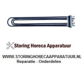 ST6416243 - Verwarmingselement 7600W 230V VC 3 flens 70x18mm L 390mm B 60mm H 13mm aansluiting vlaksteker 6,3mm