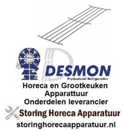 172970532 -Draadrooster B 100mm D 650mm staal kunststof gecoat passend voor koelkast DESMON