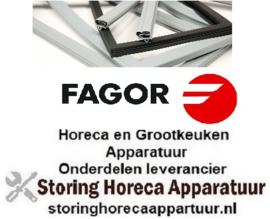 153902188 - Koeldeurrubber B 370mm L 548mm steekmaat voor koelwerkbank FAGOR