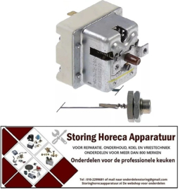 783375455 - Maximaal thermostaat uitschakeltemp. 350°C 1-polig 16A voeler ø 11mm voeler L 16mm pijp ø 900mm