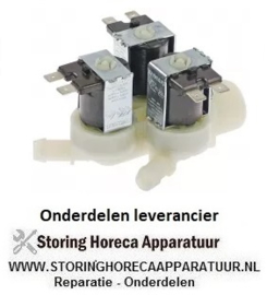 352372025 - Magneetventiel drievoudig recht 230VAC ingang 3/4" uitgang 11,5mm