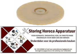 183521166 - Pompschoep ø 90mm H 9mm pomptype R63.T33 PRS draad M10R schacht ø 12mm schachtlengte 8mm