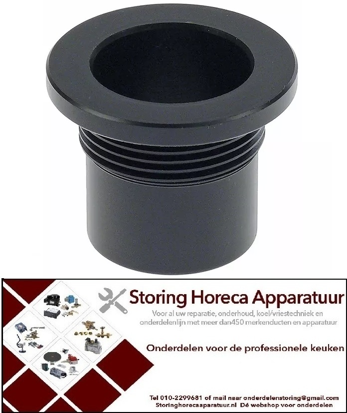 218542498 - Afvoerventiel totale hoogte 43mm ID ø 34mm draad 1 1/4" kunststof