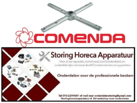 325511247 -Wasarm L 600mm inbouwpositie boven/onder sproeiers 10 inbouw ø 30/86mm 4-armen Comenda