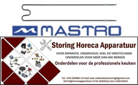 372416437 - Verwarmingselement 1000W 230V L 895mm B 132mm draad 1/4" bevestigingsafstand 122mm Mastro