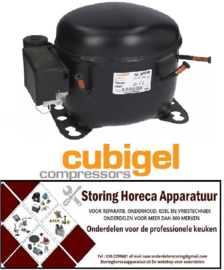 7323070041 -Compressor koelmiddel R404 LBP 220-240V 50Hz cilinderinhoud 6cm³ 1/5HP CSIR Cubigel