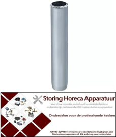 546515056 - Standpijp voor afvoer grootte 2" werklengte 220mm totale hoogte 240mm AD ø 50mm RVS