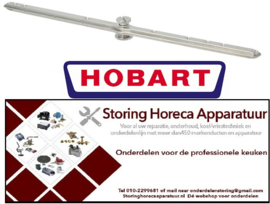 301503183 - Naspoelarm L 520mm inbouwpositie boven/onder sproeiers 8 Hobart