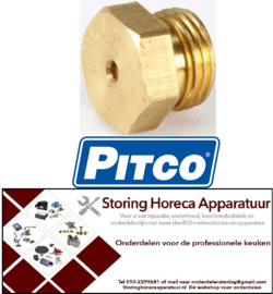 207PT00005224 - Gasinspuiter sproeier voor friteuse propaangas PITCO 35C
