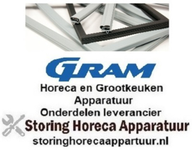 287900549 - Koelladenrubber  B 160mm L 395mm steekmaat voor GRAM