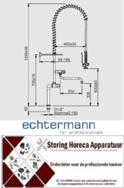 3391510/02 - ECOSTAR 2-gats bladmodel met tussenkraan op stijgpijp ECHTERMAN