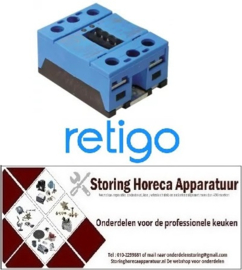 974402974 - Aansluitblok relais 2 fasen - 50A 24-600V 10-30VDC RETIGO B611i