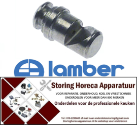 350506234 - Naspoelsproeier inbouwpositie boven/onder ø 1,8mm H 20mm RVS LAMBER