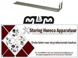 60110164421 - Verwarmingselement 1250 Watt voor Bakplaat MBM EFT1065