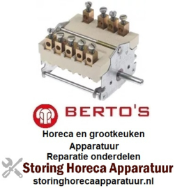 136300264 - Nokkenschakelaar 7 schakelstanden voor BERTOS