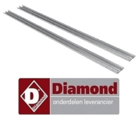 423ULP-HE - Stel geleiders links en rechts koelkast 700-1400 DIAMOND