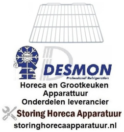 319970473 - Draadrooster B 530mm D 550mm staal kunststof gecoat voor koeling DESMON