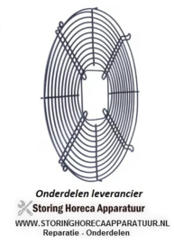 645601584 - Rooster voor ventilatorblad ø 300 mm H 17 mm bevestigingsafstand 1 344 mm