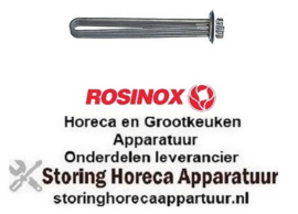 507415262 -Verwarmingselement 3000W 230V VC 3 inbouw ø 47,5mm L 260mm B 40mm H 36mm rondflens ROSINOX