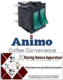 229301029 - Dubbele wipschakelaar groen koffiemachine ANIMO A100W
