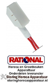 444359065 - Signaallamp rood 230V Inbouwmaat 30x21mm RATIONAL