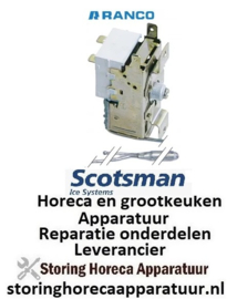 148390210 -Thermostaat RANCO type K55L1042 capillaire 1100mm instelbereik +1,7 tot +9,5°C voeler ø10x110mm Scotsman